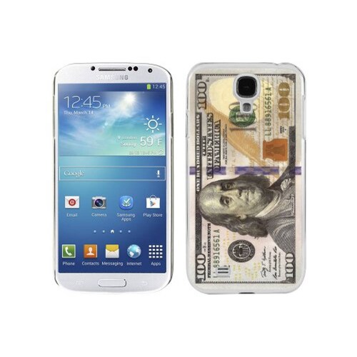 Funda cellet New One Hundred Dollar Bill Design Proguard S4 - Clear