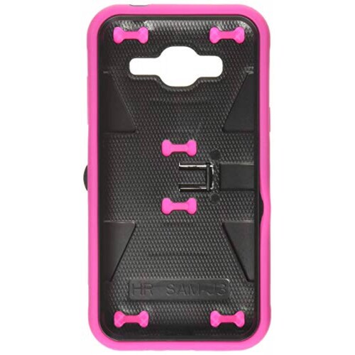 Funda HR Wireless Cell Phone Case for Samsung Galaxy J3  k/Hot Pink