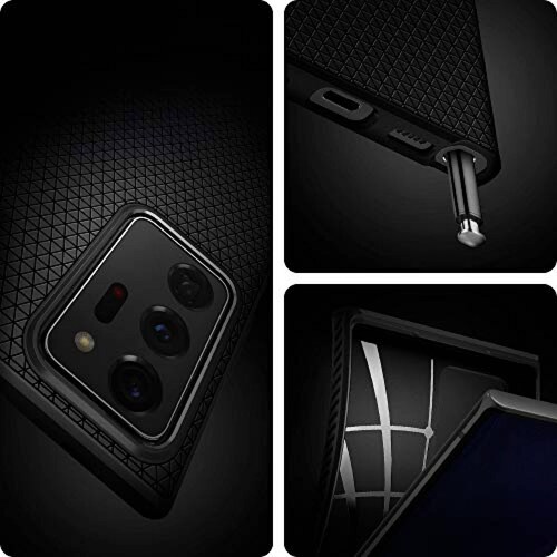Funda Spigen Liquid Air Armor Funda Compatible con Samsu Negro Mate