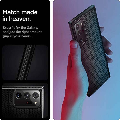 Funda Spigen Liquid Air Armor Funda Compatible con Samsu Negro Mate
