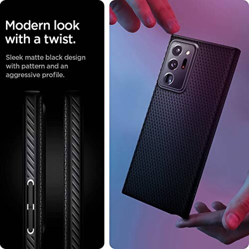 Funda Spigen Liquid Air Armor Funda Compatible con Samsu Negro Mate