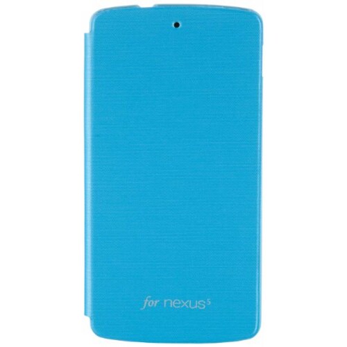 Funda VOIA Funda Flip Cover de Primera para Google Nexus ul Celeste