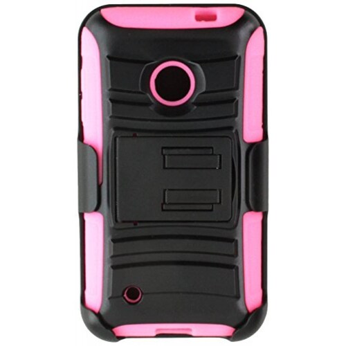 Funda Zizo Nokia Lumia 530 Armadura Resistente Estilo 2  Rosa/Negro