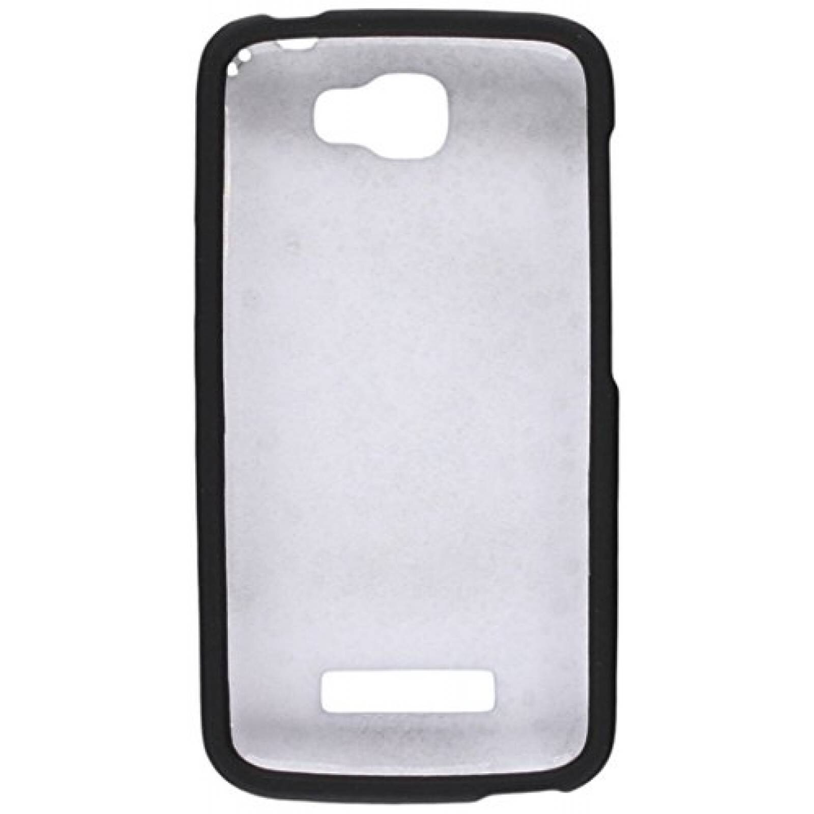 Caseroxx Borsa In Vera Pelle Con Clip Da Cintura Per Alcatel 2008G - Custodia Con Finestra Trasparente, Protezione Su Misura, Colore Nero