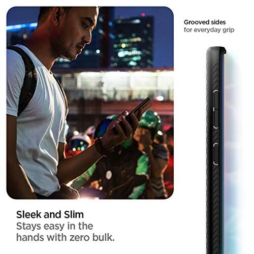 Funda Funda Galaxy Note 10 Case Spigen Liquid Air para S atte Black