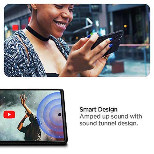 Funda Funda Galaxy Note 10 Case Spigen Liquid Air para S atte Black