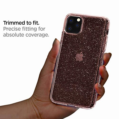 Funda Funda iPhone 11 Pro Case Spigen Liquid Crystal Gli ose Quartz