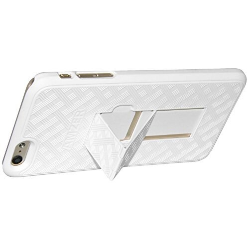 Funda Amzer Shellster Shell Holster Combo Case Cover for lack/White
