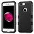 Funda Funda Case para iPhone 7 Plus Doble Protector de U as (Negro)