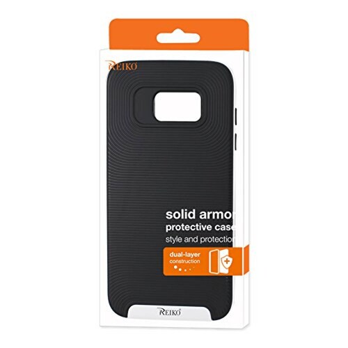 Funda Reiko Slim Armor Funda con Marcos Bumper para Sams gro Blanco