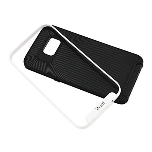 Funda Reiko Slim Armor Funda con Marcos Bumper para Sams gro Blanco