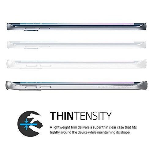 Funda Spigen Funda para Galaxy S6 Edge, Liquid Crystal,  Cristalino