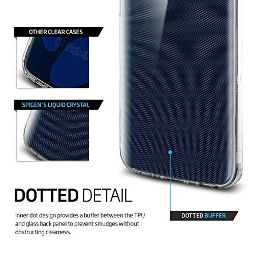 Funda Spigen Funda para Galaxy S6 Edge, Liquid Crystal,  Cristalino