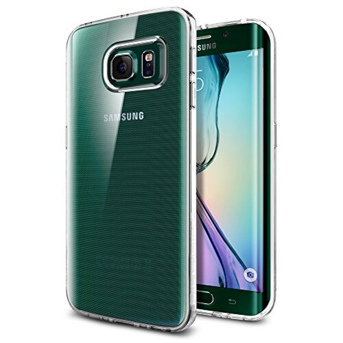 Funda Spigen Funda para Galaxy S6 Edge, Liquid Crystal,  Cristalino