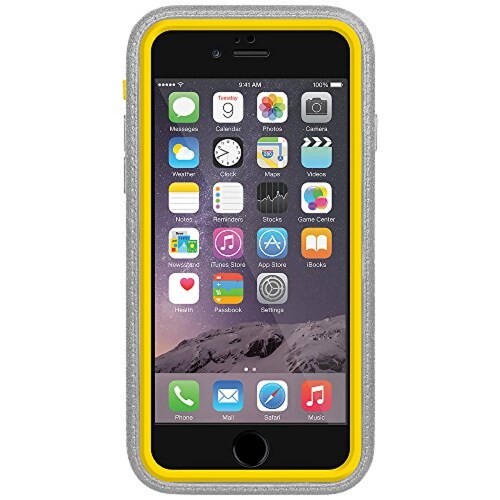 Funda Amzer CRUSTA Rugged Embedded Tempered Glass Case w rey/Yellow