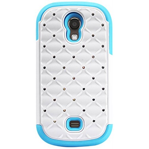 Funda Reiko Samsung Galaxy Light T399 Premium Hybrid PC  Blue/White
