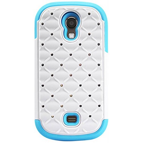 Funda Reiko Samsung Galaxy Light T399 Premium Hybrid PC  Blue/White