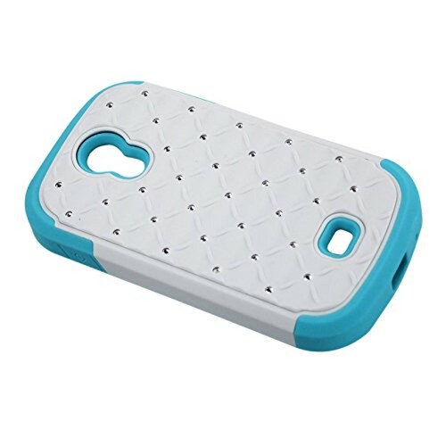 Funda Reiko Samsung Galaxy Light T399 Premium Hybrid PC  Blue/White