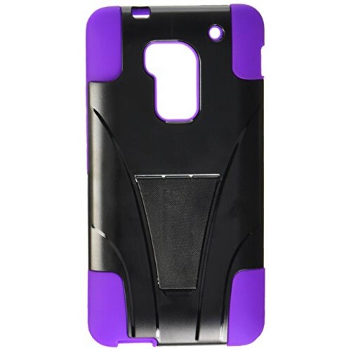 Funda Reiko HTC One MAX T6, diseño de Dos Piezas Premium pura Negro