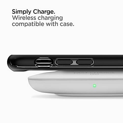 Funda iPhone X funda, iPhone 10 funda, Spigen Ultra Hybr atte Black