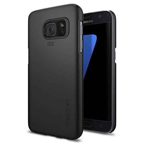 Funda Spigen Thin Fit Galaxy S7 Funda con SF con Revesti olor Negro