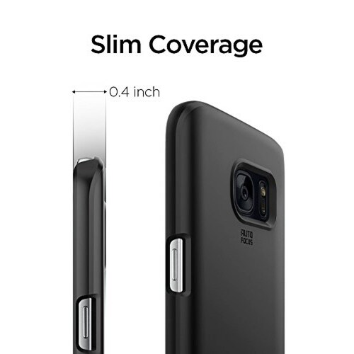 Funda Spigen Thin Fit Galaxy S7 Funda con SF con Revesti olor Negro