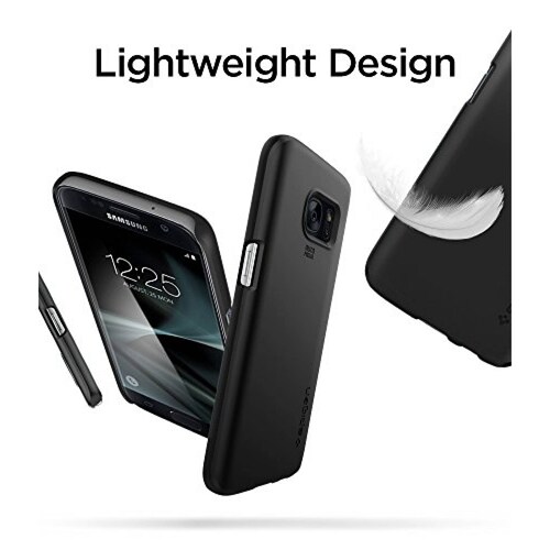 Funda Spigen Thin Fit Galaxy S7 Funda con SF con Revesti olor Negro