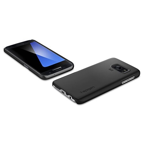 Funda Spigen Thin Fit Galaxy S7 Funda con SF con Revesti olor Negro