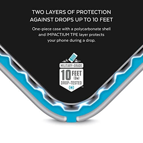 Funda Speck Presidio 5.8" Cover case Carbón vegetal, Gra ito, Gris)