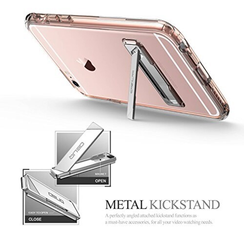 Funda Obliq Estuche para iPhone 6S Plus con Soporte de M , Oro Rosa