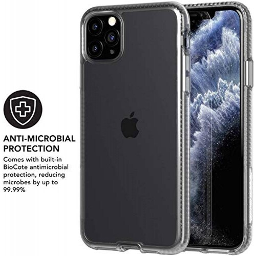 Funda tech21 Pure Clear - Carcasa para iPhone 11 Pro, hi ansparente