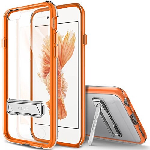 Funda Obliq Estuche para iPhone 6S con Soporte, Ajuste D ), Naranja