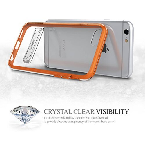 Funda Obliq Estuche para iPhone 6S con Soporte, Ajuste D ), Naranja