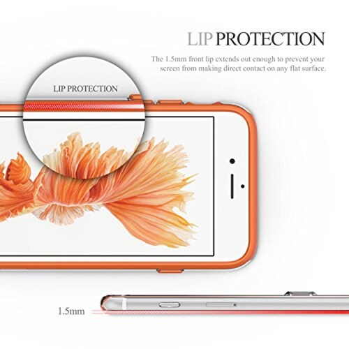 Funda Obliq Estuche para iPhone 6S con Soporte, Ajuste D ), Naranja