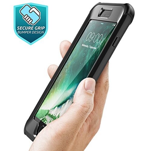 Funda i-Blason iPhone 8 Plus Case, iPhone 7 Plus Case, [ us (Black)