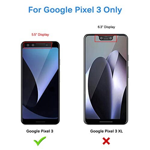 Funda Hocase Pixel 3 Case, Shockproof Heavy Duty Protect la Flowers