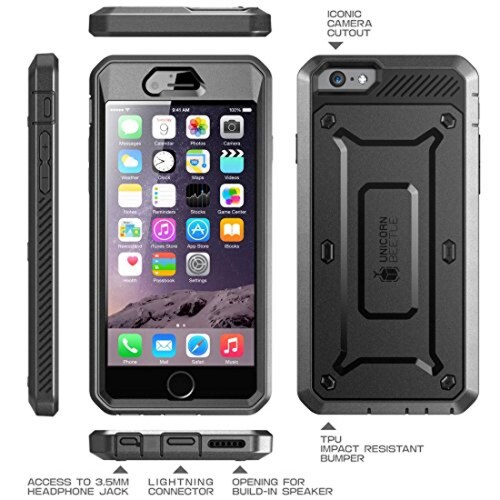 Funda SUPCASE Serie Unicorn Beetle PRO Estuche resistent " / 12 cm]