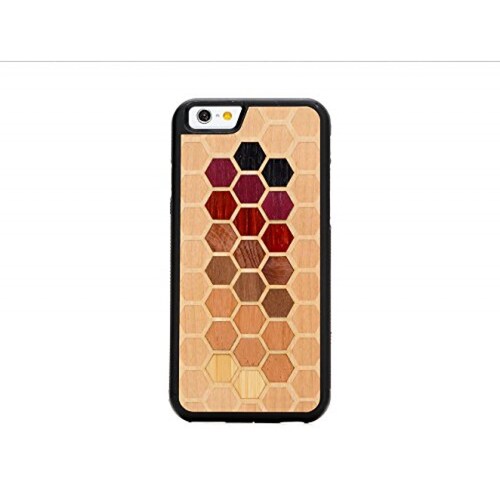 Funda Carved Traveler Case for iPhone 6/6S, Hexagon Inlay