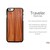Funda Carved Traveler Case for iPhone 6/6S, Hexagon Inlay