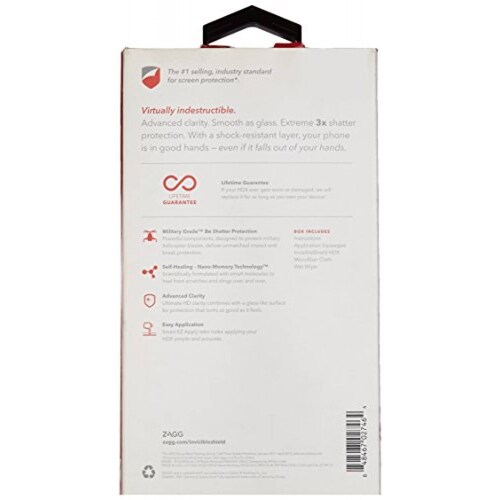 Funda ZAGG InvisibleShield HDX for Samsung Galaxy Note 4 Clear