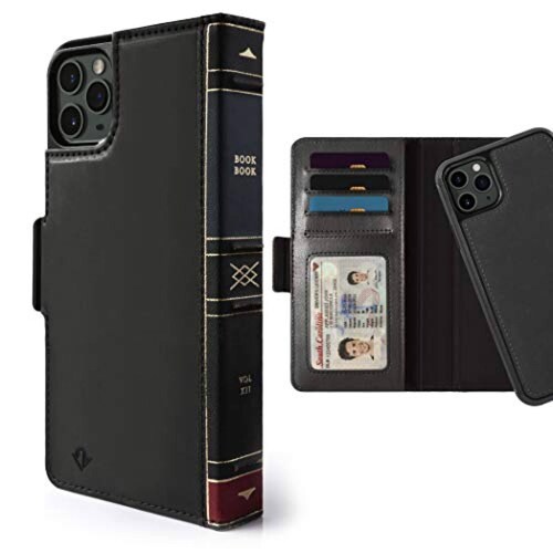Funda Twelve South BookBook para iPhone 8/7/6, iPhone 11 Pro, Negro