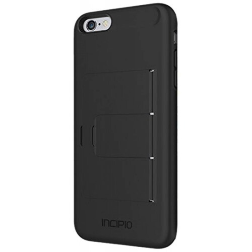 Funda Incipio Stowaway [Advance] for iPhone 6/6s Plus - Black/Black