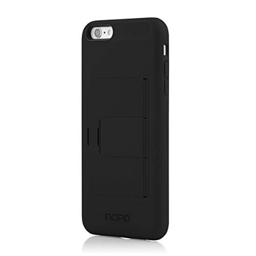 Funda Incipio Stowaway [Advance] for iPhone 6/6s Plus - Black/Black