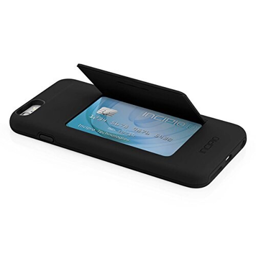 Funda Incipio Stowaway [Advance] for iPhone 6/6s Plus - Black/Black