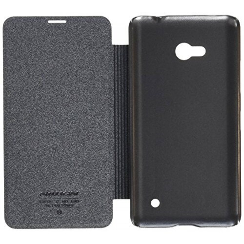 Funda Nillkin Sparkle Funda de Cuero para Microsoft Lumia 640, Negro