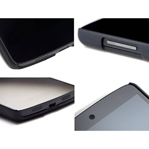 Funda Carved N5-BC1E Case for Google Nexus 5, Matte Black Wood/Paldao