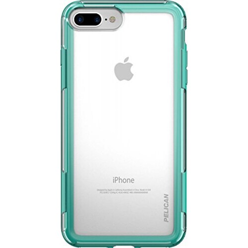 Funda Pelican Adventurer Cell Phone Case for iPhone 7 Plus - Clear/Teal