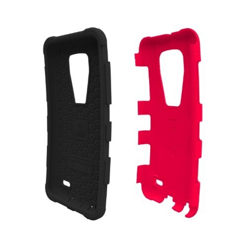 Funda Trident Aegis Case with Cover for LG G Flex - Retail Packaging - Red