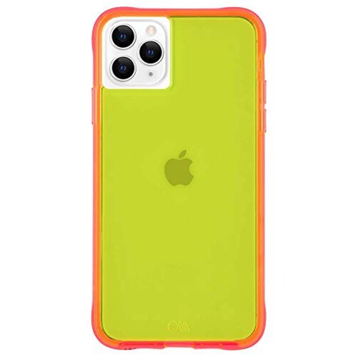 Funda Case-Mate - iPhone 11 Pro Case - TOUGH NEON - 5.8 - Yellow/Pink Neon