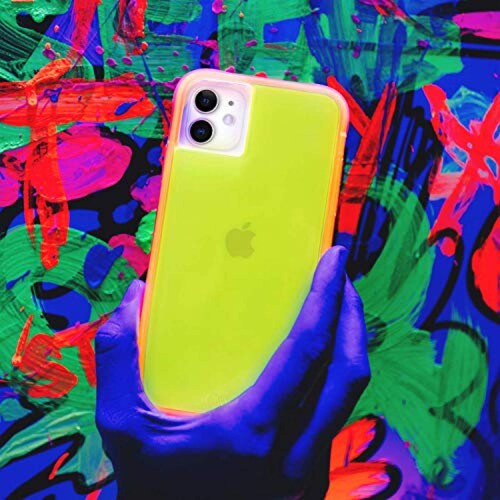 Funda Case-Mate - iPhone 11 Pro Case - TOUGH NEON - 5.8 - Yellow/Pink Neon